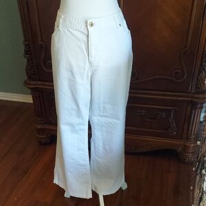 Talbots White Boot Cut Jeans for Women